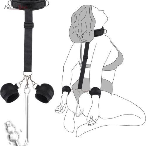 Vibrating BDSM Restraint Kit with Adjustable Wrist Handcuffs