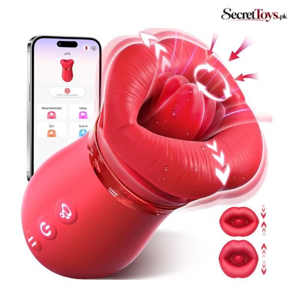 5 in 1 Rose Vibrator for Women with App Control