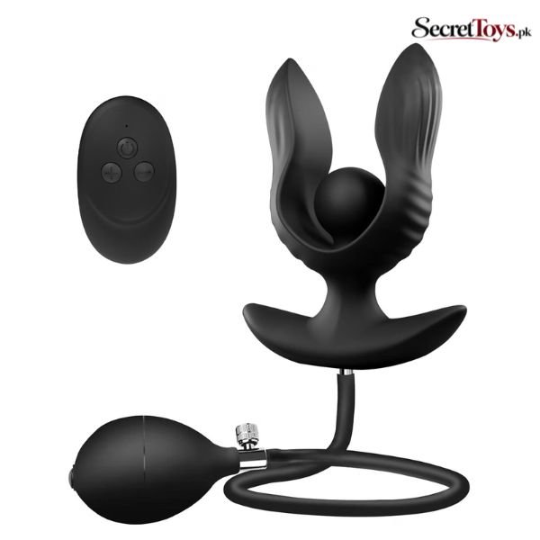 10 Mode Inflatable Vibrating Anal Plug