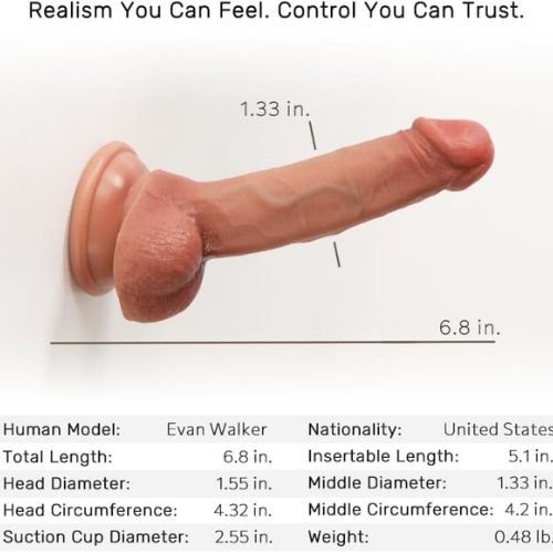 6 Inch Beginner Silicone Dildo with Suction Cup thumbnail 2