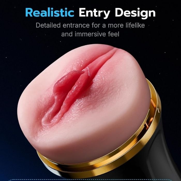 8 Inch Pocket Pussy Male Masturbator Soft TPE thumbnail 3