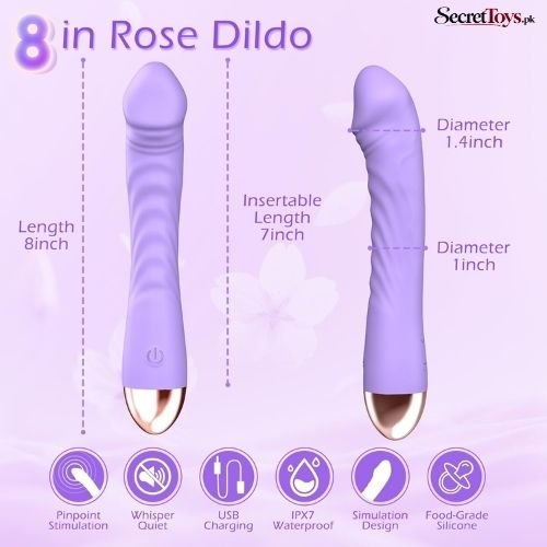 Rechargeable Vibrator Dildo with 10 Vibration Modes thumbnail 3