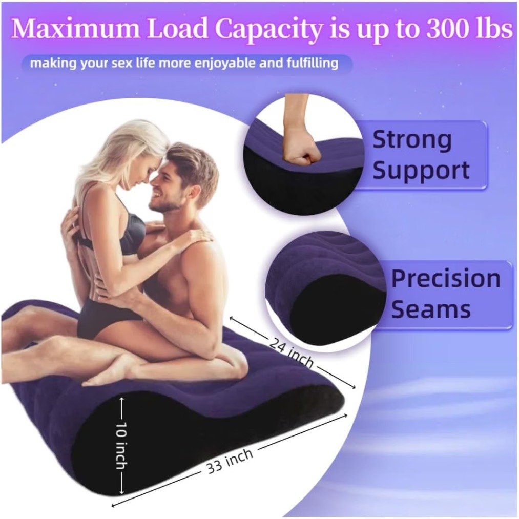 Inflatable Positioning Sex Pillow Sofa for Couples thumbnail 2