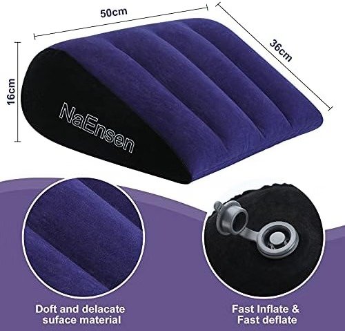 Inflatable Positioning Sex Cushion with Position Support thumbnail 2