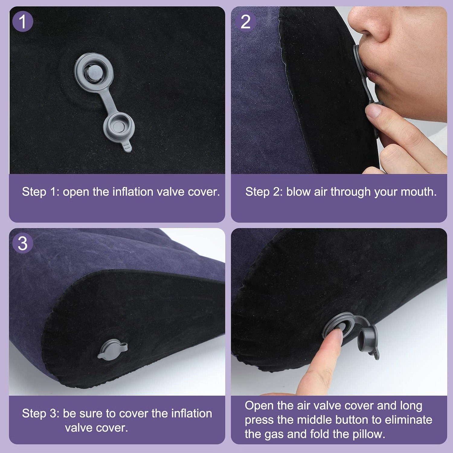 Inflatable Positioning Sex Cushion with Position Support thumbnail 3