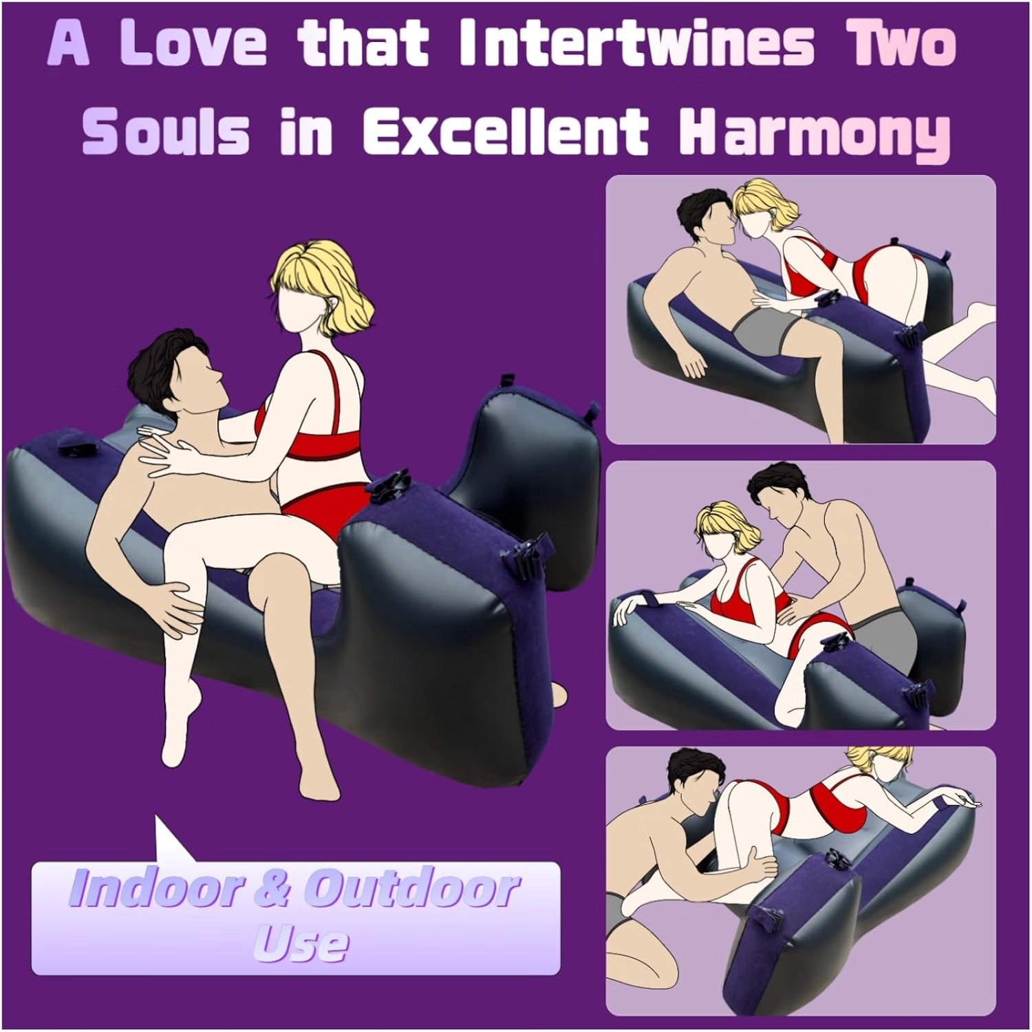 Inflatable BDSM Sex Sofa with Electric Air Pump thumbnail 2