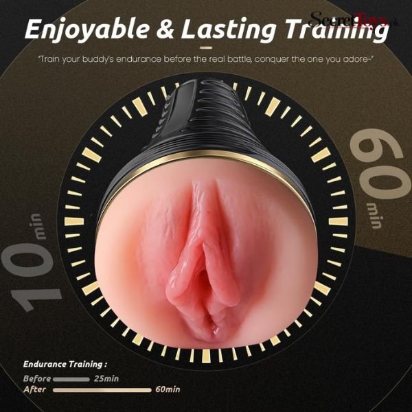 Kingdemer Realistic Male Masturbator | Pocket Pussy for Men thumbnail 3