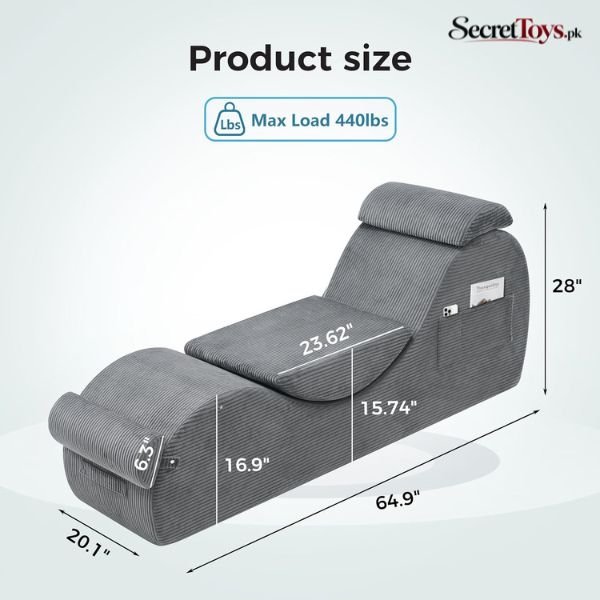 Ergonomic Yoga Chair with Ottoman and sex Sofa thumbnail 2
