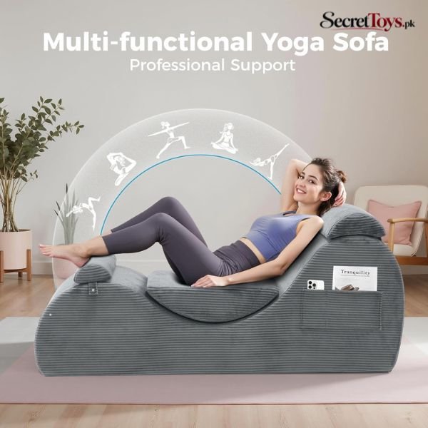 Ergonomic Yoga Chair with Ottoman and sex Sofa thumbnail 3