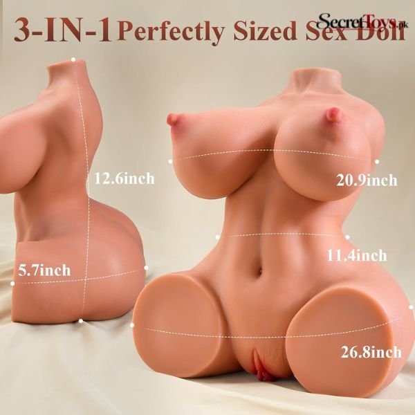 8LB 3 in 1 Male Torso Doll thumbnail 2