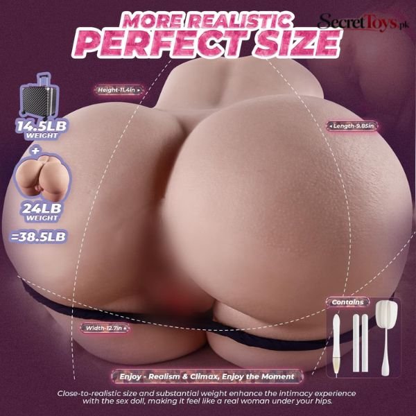 38.5LB Realistic Dual Channel Sex Doll thumbnail 2