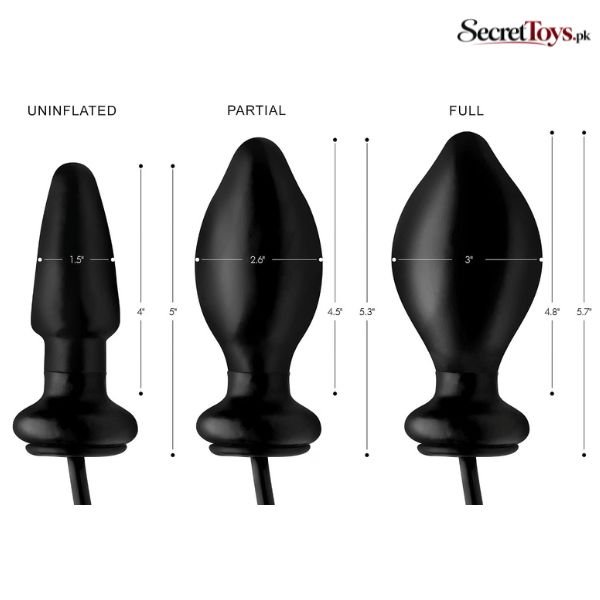 Adjustable Expandable Inflatable Anal Plug thumbnail 2