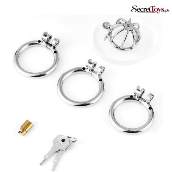 Silent Lock Stainless Steel Chastity Cage thumbnail 3