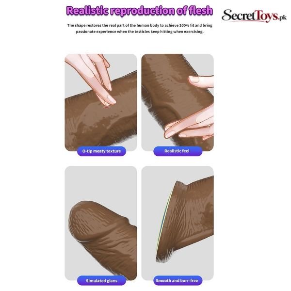 8.7 Inch Realistic penis Sleeve Extender thumbnail 3