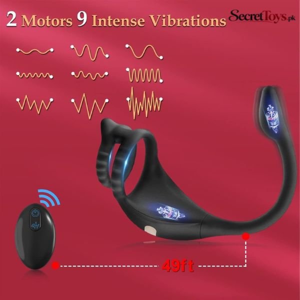 Vibrating Cock Ring Remote Control Stimulator thumbnail 3