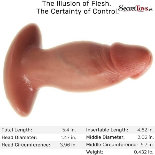 5.4 Inch Realistic Silicone Anal Plug thumbnail 2