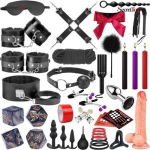 36 Pcs BDSM Bondage Restraint Kit for Couples