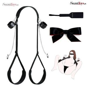 BDSM Bondage Kit for Women with Nipple Clamps