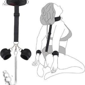 Vibrating BDSM Restraint Kit with Adjustable Wrist Handcuffs