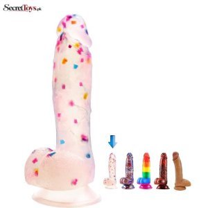 7.6 Inch Realistic Silicone Dildo with Powerful Suction Cup