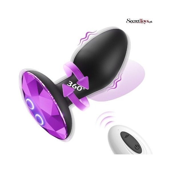 10 Mode Anal Vibrator and Prostate Massager Rotating Vibration Plug