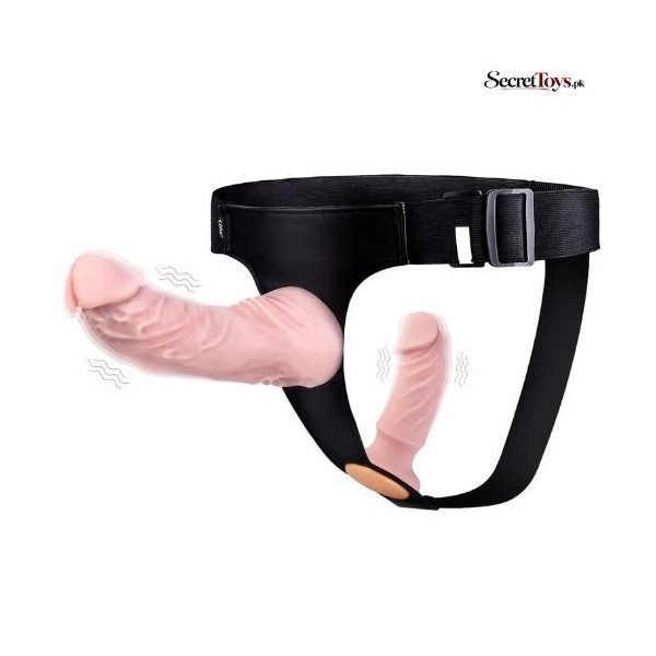 Strap On Vibrating Dildo 10 Modes &amp; Remote Control