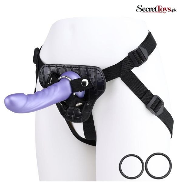 Adjustable Strap On G Spot Dildo with Harness