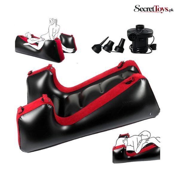 Inflatable Sex Cushion Sofa with Bondage Straps