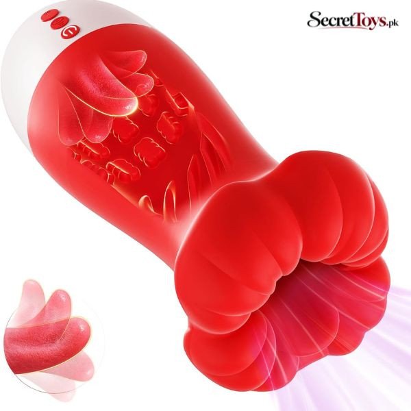 Baiwatt Male Masturbator and Penis Pump with Vibrating Stroker