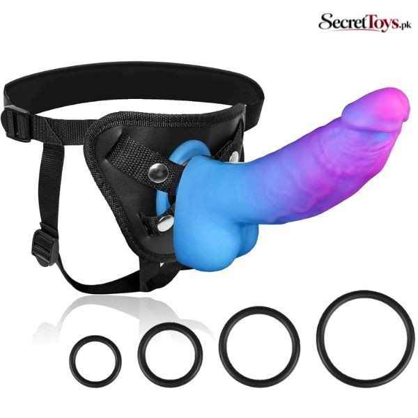 Silicone Strap On Dildo Harness Set for Women