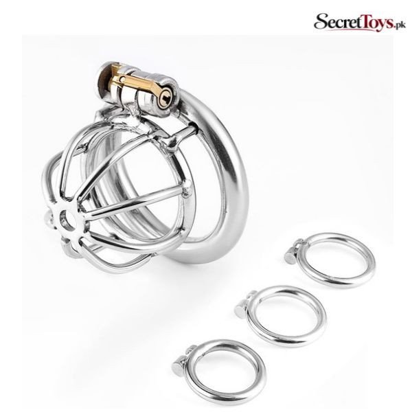 Silent Lock Stainless Steel Chastity Cage